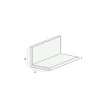 Tekening Hoekprofiel 40x40x3mm