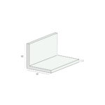 Tekening Hoekprofiel 50x50x3mm