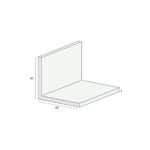 Tekening Hoekprofiel 60x60x3mm