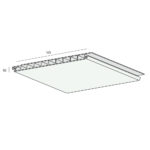 Tekening Vlakwerkende schroot 165x10mm