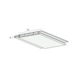 Tekening Sponningschroot 100x10mm