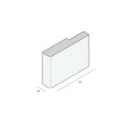 Tekening Prodec plint 75x15mm