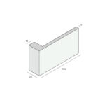 Tekening Prodec hoekpaneel 105x26mm