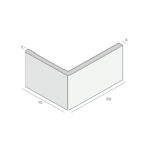 Tekening Prodec hoekpaneel 100x70mm