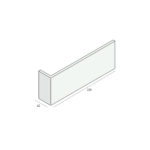 Tekening Hoekpaneel 225x42x7mm