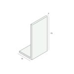 Tekening Hoekpaneel 175x75x9mm