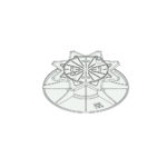 Tekening terrasverhoger instelbaar 55-95mm