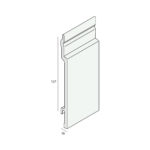 Tekening Novicell sponningdeel 167mm grove nerf