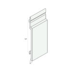 Tekening Novicell sponningdeel 167 mm fijne nerf