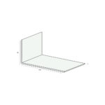 Tekening Hoekprofiel 100x40x2mm