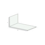 Tekening Hoekprofiel 100x60x3mm