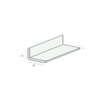 Tekening Hoekprofiel 24x12x2mm
