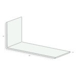 Hoekprofiel 160x80x3