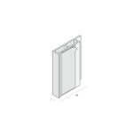 Holkamer platprofiel 40x7mm