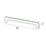 Eindkap Werzalit vensterbank | 7298 - Afbeelding 3