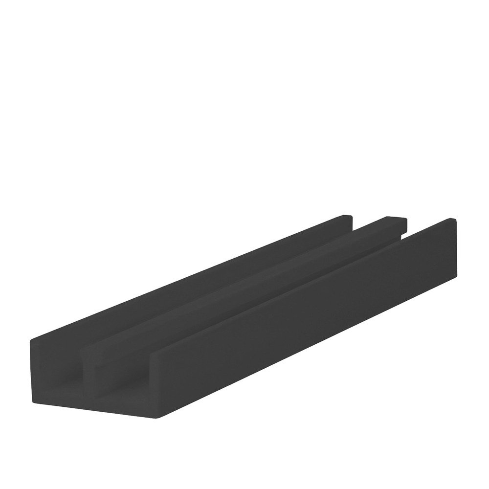 FM1002BI3052_13191226_SZ1 Onder schuifrailprofiel 2x6mm - Zwart
