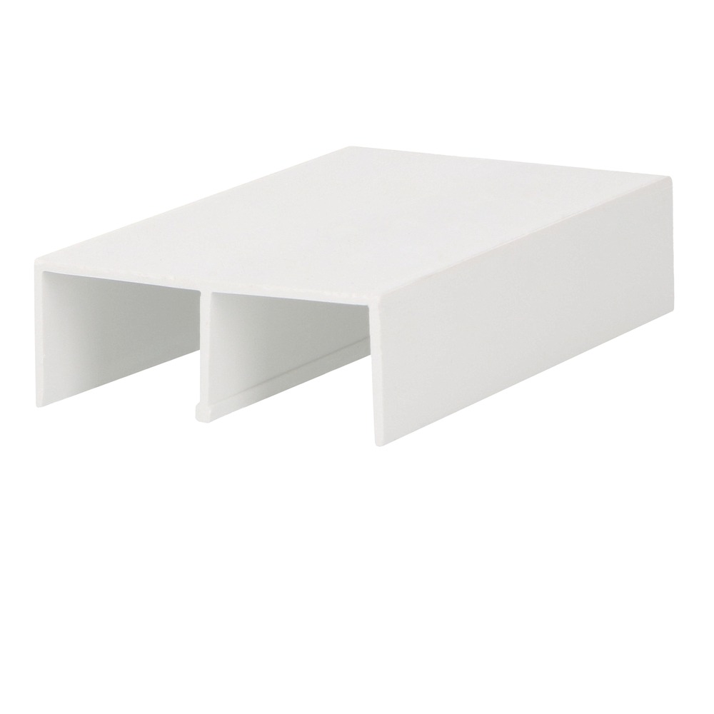 FM1007BI3057_13420126_SZ1 Boven schuifrailprofiel 2x18mm - Wit