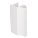 Schuifdeur greepprofiel v. 15/19mm plaat - Wit