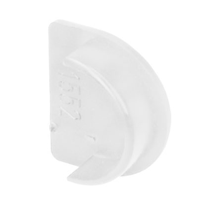 Eindstuk voor Panelsoftprofiel - Wit