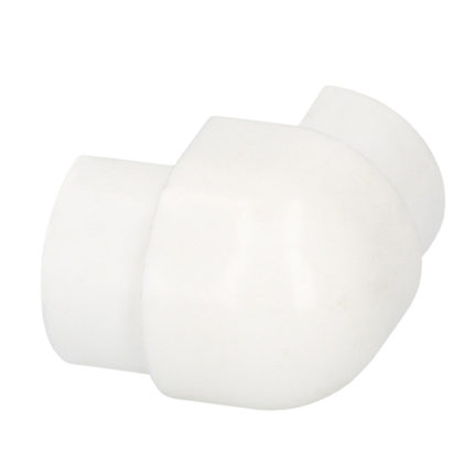 Hoekstuk voor Panelsoftprofiel - Wit