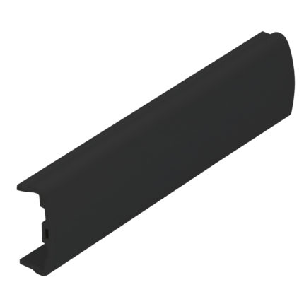 Softrandprofiel 18 mm - Zwart