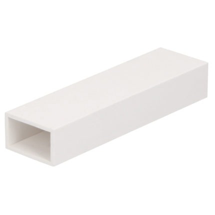 Kokerprofiel 25x15x2mm - Wit