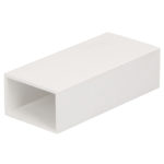 Kokerprofiel 40x25x2mm - Wit