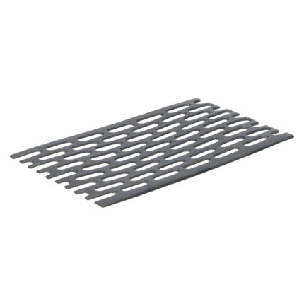 Platprofiel geperforeerd 50x1mm - Zwart