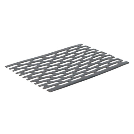 Platprofiel geperforeerd 60x1mm - Zwart