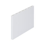 Holkamer platprofiel 40x7mm - Wit (Renolit)