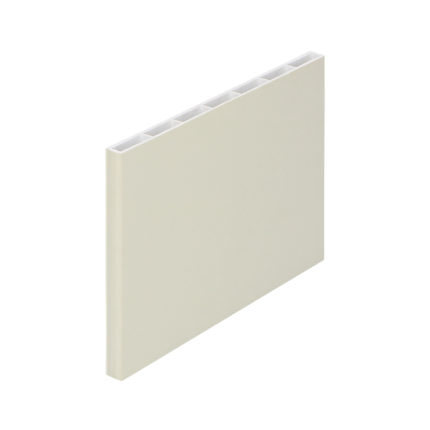 Holkamer platprofiel 80x7mm - Folie crème