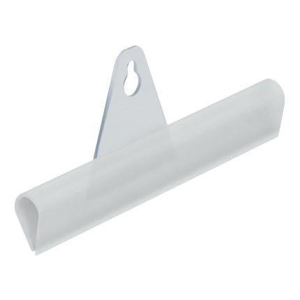 Ophangbeugel voor posterprofiel 15x5mm - Transparant
