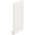 Paneel afgerond 250x25x9mm - Verkeerswit