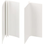 Foodcare inw.hoekverb.profiel 8mm 2-del. - Verkeerswit