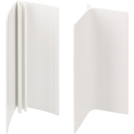 Foodcare inw.hoekverb.profiel 8mm 2-del. - Verkeerswit