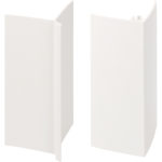 Foodcare uitw.hoekverb.profiel 8mm 2-del - Verkeerswit