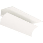 Foodcare afgerond binnenhoekprofiel 8mm - Verkeerswit