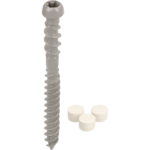 Unipanel schroef 4x50 100st incl.dopjes - Wit