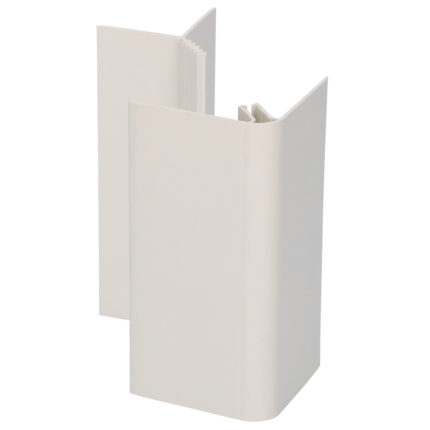 Hoekverbindingprofiel 15/19mm 2-delig - Crème