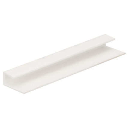 Eindprofiel 6/7mm - Wit