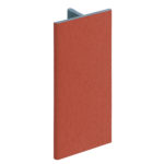 Verbindingprofiel Keralit - Steenrood - Classic (met houtnerf)