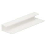 Eindprofiel 10mm - Wit