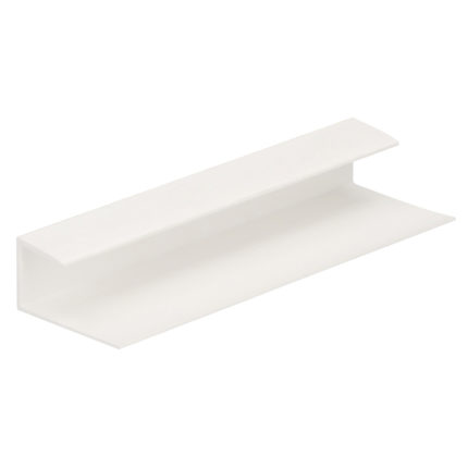 Eindprofiel 13mm - Wit