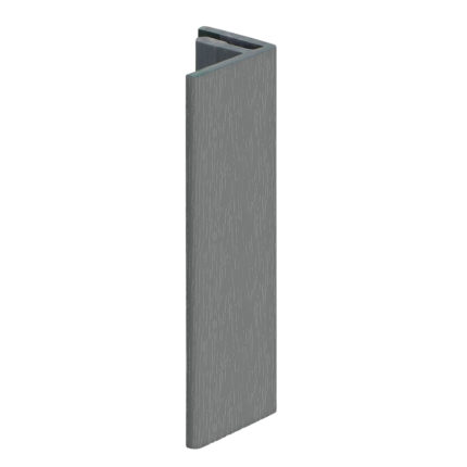 Eindprofiel 17mm Keralit - Grijs - Classic (met houtnerf)