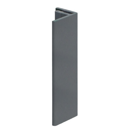 Eindprofiel 17mm Keralit - Basaltgrijs - Classic (met houtnerf)