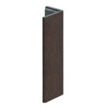 Eindprofiel 17mm Keralit - Donker eiken - Classic (met houtnerf)