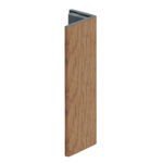 Eindprofiel 17mm Keralit - Licht eiken - Classic (met houtnerf)