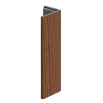 Eindprofiel 17mm Keralit - Bruin redceder - Classic (met houtnerf)