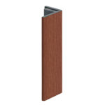 Eindprofiel 17mm Keralit - Californian Redwood - Classic (met houtnerf)