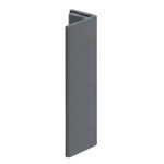 Eindprofiel 17mm Keralit - Dustgrey - Pure (mat/effen)